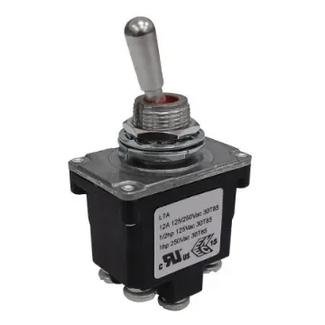 RS PRO Toggle Switch, Panel Mount, On-None-On, DPDT, Step Model Terminal, 125, 250V ac - 186244 product image