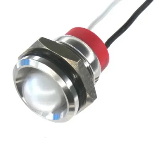 CML Innovative Technologies PL14SL Series Green, Red Panel LED, 12V, 14mm Mounting Hole Size, Lead Wires Termination, - PL14SL182 product image