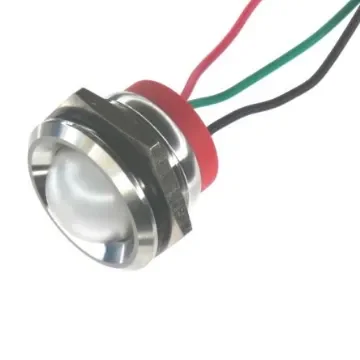 CML Innovative Technologies PL22SL Series Green, Red Panel LED, 24V, 22mm Mounting Hole Size, Lead Wires Termination, - PL22SL193 product image