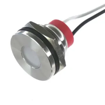 CML Innovative Technologies PL19SL Series White Panel LED, 12V, 19mm Mounting Hole Size, Lead Wires Termination, IP67 - PL19SL062 product image