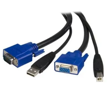 StarTech.com Male USB A; VGA to Female; Male USB B; VGA KVM Cable - SVUSB2N1_10 product image