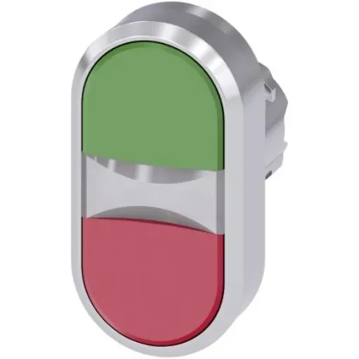 Siemens SIRIUS ACT 3SU10 Series Momentary Push Button Head, 22mm Cutout, IP66, IP67, IP69K - 3SU1051-3AB42-0AA0 product image