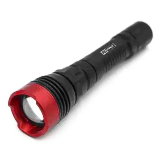 RS PRO LED Torch Black, Red 250 lm, 150 mm - 1964195 product image