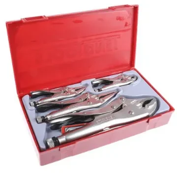 Teng Tools 5-Piece Locking Plier Set, 250 mm Overall - TTVG05 product image