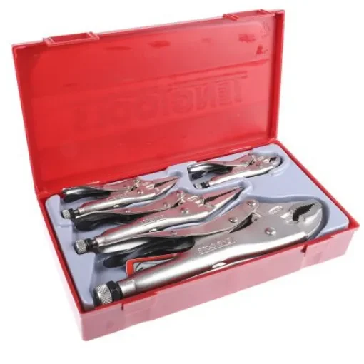Teng Tools 5-Piece Locking Plier Set, 250 mm Overall - TTVG05 product image