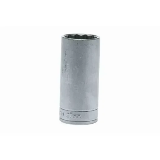 Teng Tools 1/2 in Drive 27mm Deep Socket, 12 point, 79 mm Overall Length - M120627-C product image