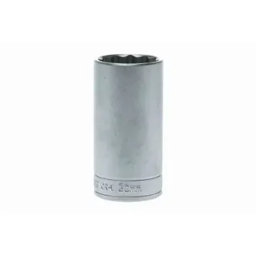 Teng Tools 1/2 in Drive 30mm Deep Socket, 12 point, 79 mm Overall Length - M120630-C product image