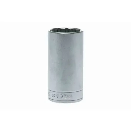 Teng Tools 1/2 in Drive 30mm Deep Socket, 12 point, 79 mm Overall Length - M120630-C product image