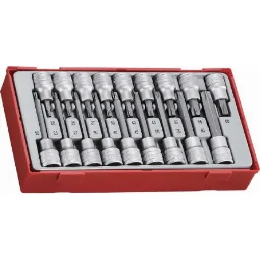 Teng Tools 18-Piece 1/2 in Bit Socket Set , Torx Bit - TTTX18 product image