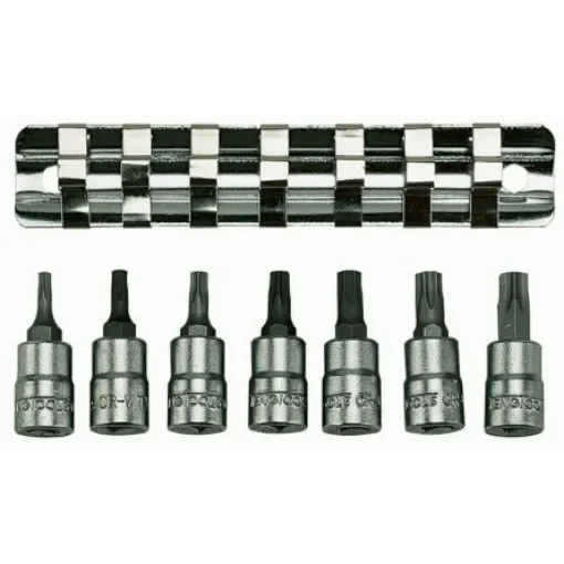 Teng Tools 7-Piece 1/4 in Bit Socket Set , Torx Bit - M1408TX product image