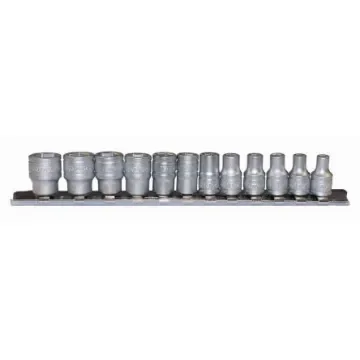Teng Tools 12-Piece Metric 1/4 in Standard Socket Set , 6 point - M1412 product image