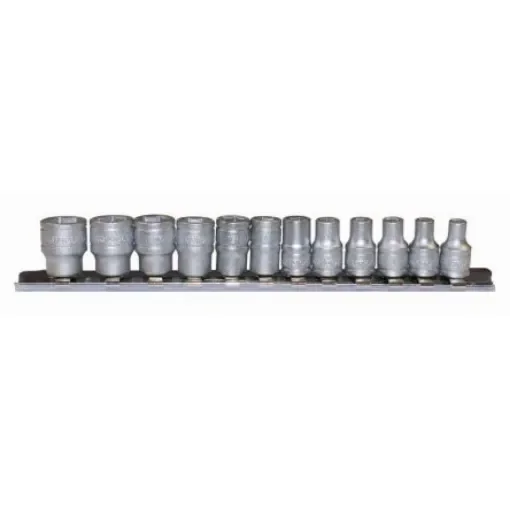 Teng Tools 12-Piece Metric 1/4 in Standard Socket Set , 6 point - M1412 product image
