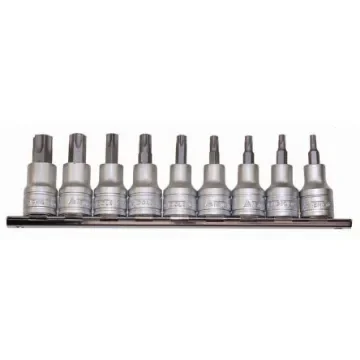 Teng Tools 9-Piece 3/8 in Bit Socket Set , Tamperproof Torx Bit - M3813TPX product image