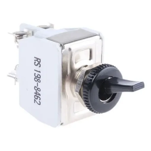 APEM Toggle Switch, Panel Mount, On-Off, DPST, Screw Terminal - 641SNH product image