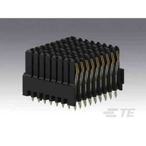 TE Connectivity, MULTIGIG RT 2 1.8mm Pitch High Speed Hard Metric High Speed Backplane Connector, Straight, 8 Column, 9 - 1410186-2 product image