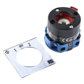 Kraus & Naimer, SP 3 Position 60° Double Throw Cam Switch, 20A - CA10.A214/GBA002.*FT product image