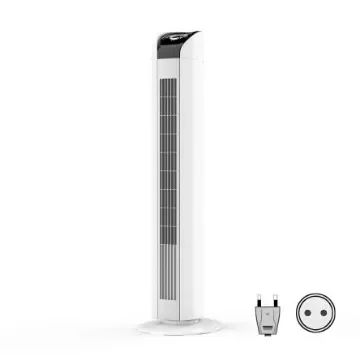 RS PRO Tower Fan 12.14m³/min 3 speed 230 V with plug: Type C - European Plug - 227904 product image