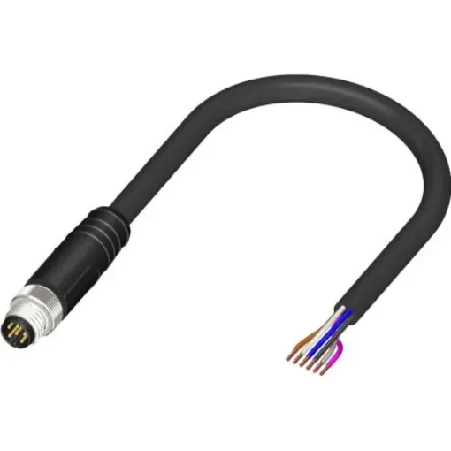RS PRO Straight Male 6 way M8 to Unterminated Sensor Actuator Cable, 2m - 2305670 product image