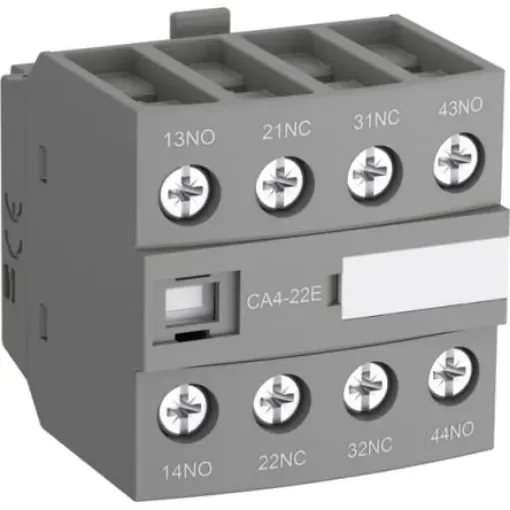 ABB Auxiliary Contact Block, 4 Contact, 4NC, Side Mount CA4 - 1SBN010140R1204 CA4-04N product image