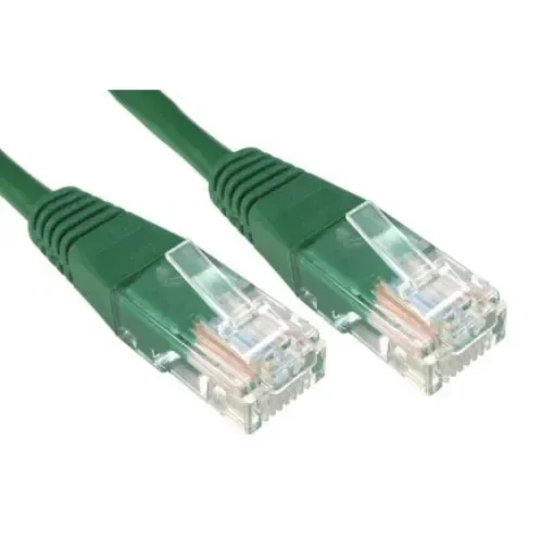 RS PRO, 10m Cat6, Green RJ45 to Male RJ45 Male, U/UTP Unshielded, Terminated PVC Sheath - 2406332 product image