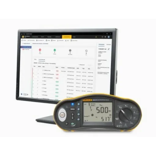 Fluke 1664FC DE Multifunction Tester, 50V  , Earth Resistance Measurement With USB - 1664FC DE FTT KIT product image