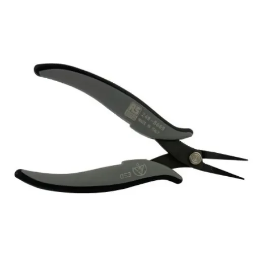 RS PRO Long Nose Pliers, 160 mm Overall, Straight Tip, 28mm Jaw, ESD - 2498669 product image