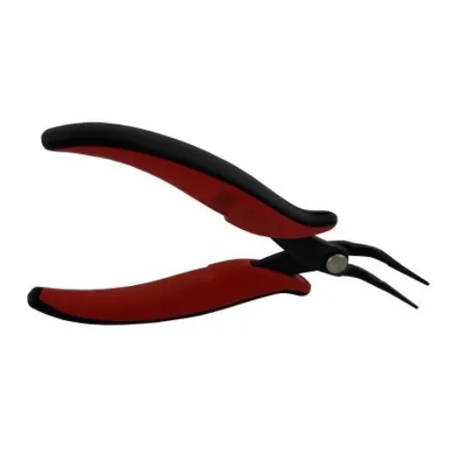 RS PRO Round Nose Pliers, 152 mm Overall, Bent Tip, 16mm Jaw - 2498674 product image