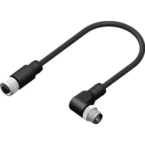 RS PRO Straight Female M12 to Straight Male M12 Sensor Actuator Cable, 2m - 2500700 product image