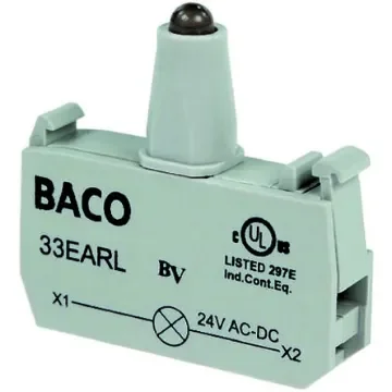 BACO BACO Series Light Block, 230V, Green Light - 33EAGH product image
