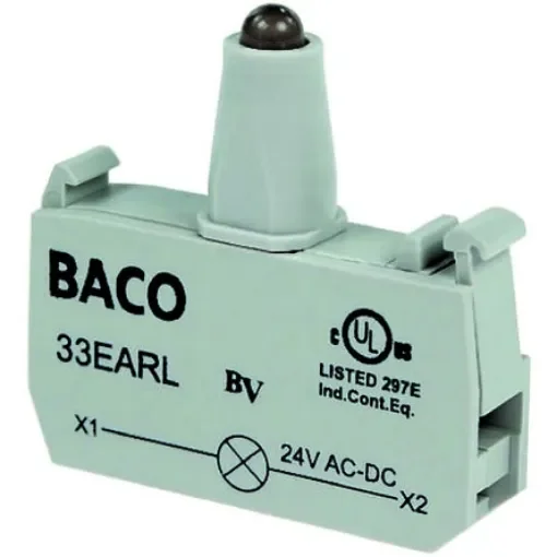 BACO BACO Series Light Block, 230V, Green Light - 33EAGH product image