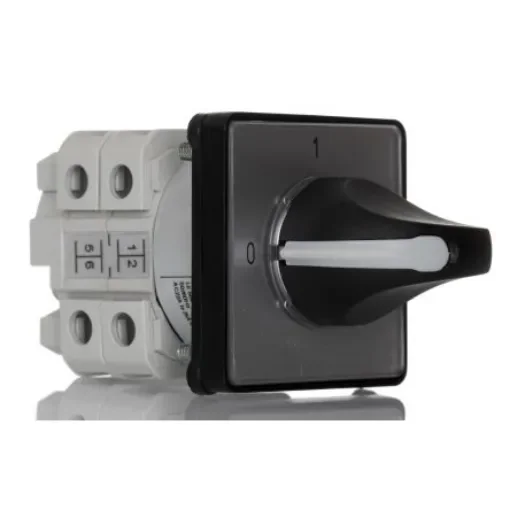 RS PRO, 3P 2 Position 90° Rotary Cam Switch, 500V ac, 25A, Knob Actuator - 2657678 product image