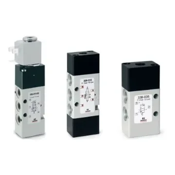 Camozzi 5/2 Solenoid Valve - Solenoid, Spring Return G 1/4 3 Series - 354-015-02 product image