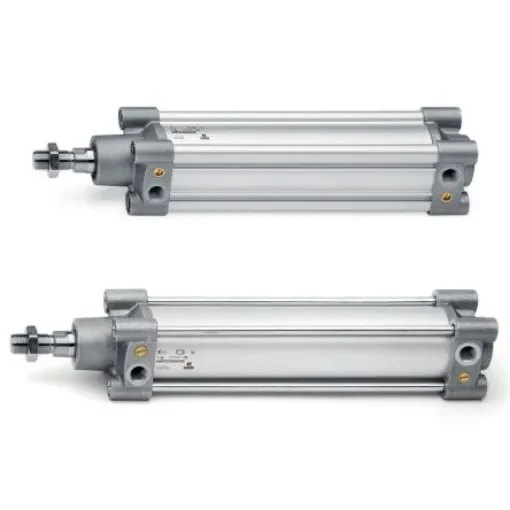 Camozzi Pneumatic Piston Rod Cylinder - 63MP2C040A0080, 40mm Bore, 80mm Stroke, 63 Series, Double Acting product image