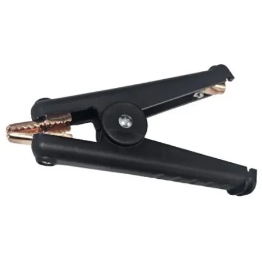 RS PRO Crocodile Clip Crocodile Clip Connection, Copper Contact, 300A, Black - 286450 product image