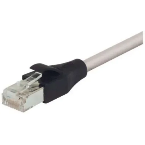 L-ComTRD, 7ft Cat6, Grey RJ45 to Male RJ45 Male, Aluminium/Polyester Foil Shielded, Terminated PVC Sheath - TRD695SCR-7 product image