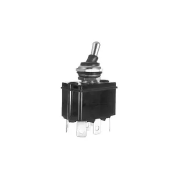 APEM Toggle Switch, On-Off-On, 1P, Solder/Quick Connect Terminal, 28V dc - 3639-NF/2 product image
