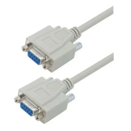 L-Com Female DB9 to Female DB9 Cable assembly, 15ft PVC - CSMN9FF-15 product image