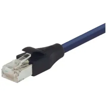 L-ComTRD, 10ft Cat6, Blue RJ45 to Male RJ45 Male, Aluminium/Polyester Foil Shielded, Terminated PVC Sheath - TRD695SCR-BL-10 product image