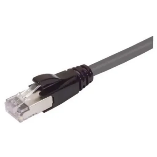L-ComTRD, 7ft Cat6a, Grey RJ45 to Male RJ45 Male, Aluminium/Polyester Foil Shielded, Terminated PVC Sheath - TRD695AGRY-7 product image