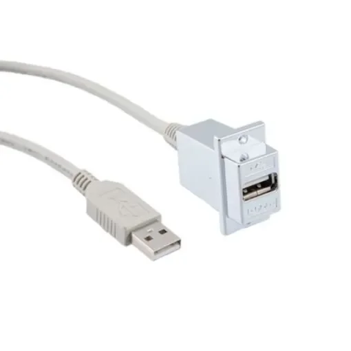L-Com USB 2.0, Male USB A to Male USB A, 120in - ECF504-120AAS product image