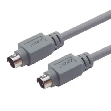 L-Com Male 8 Pin DIN to Male 8 Pin DIN Grey DIN Cable 3ft - CSMD8MM-3 product image