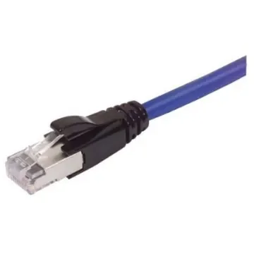 L-ComTRD, 5ft Cat6a, Blue RJ45 to Male RJ45 Male, Aluminium/Polyester Foil Shielded, Terminated PVC Sheath - TRD695ABL-5 product image
