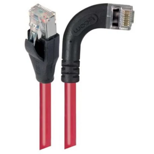 L-ComTRD, 2m Cat6, Red RJ45 to Male RJ45 Male, Copper Braid Shielded, Terminated PVC Sheath - TRD695SRA7RD-2 product image
