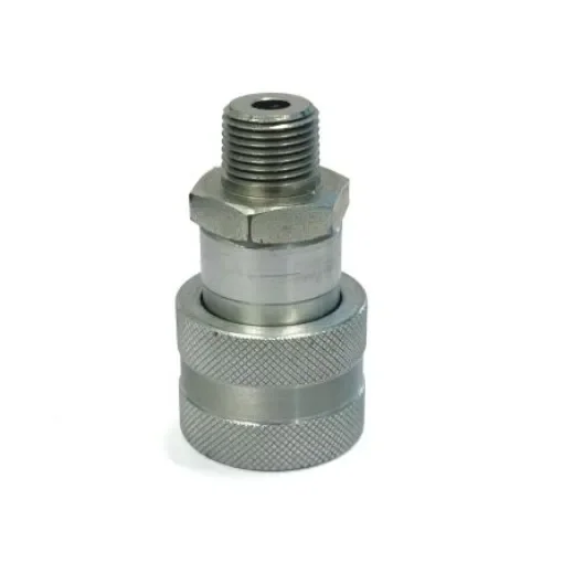RS PRO Steel Male Hydraulic Quick Connect Coupling, NPT 3/8 Male - 913250026 product image