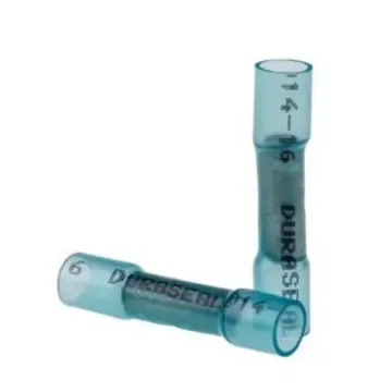 TE Connectivity, DS-14 Butt Splice Connector, Blue - DS-14-16-RS product image