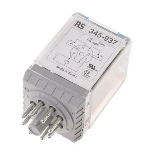 Releco Plug In Power Relay, 115V ac Coil, 10A Switching Current, DPDT - C2-A20X / AC 115V product image