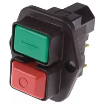 EICHOFF Push Button Switch, Latching, Panel Mount, DPDT, 230V - 3251-20-01/52 product image