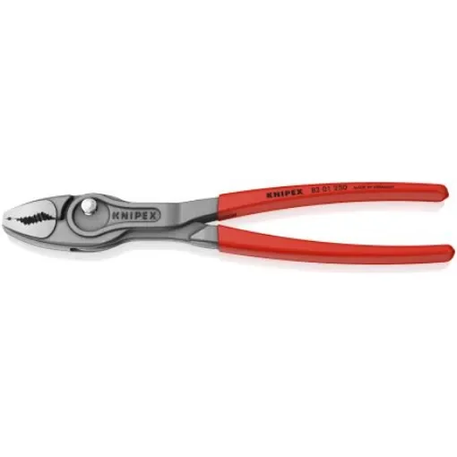 Knipex 82 01 250 SB Gripping Pliers, 250 mm Overall, Pointed, Straight Tip product image