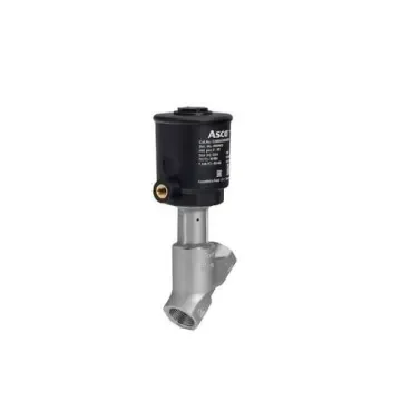 EMERSON ? ASCO Angle Seat type Pneumatic Actuated Valve, G 1/2in to G 1/2in, 16 bar - E290D0250DA0000 product image
