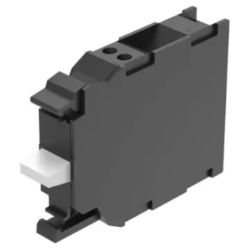 EAO Series 45 Series Push Button Switch, Slow Make, Front, 1 NC / 1 NO, 500, IP20, IP40 - 45-315.1X40 product image